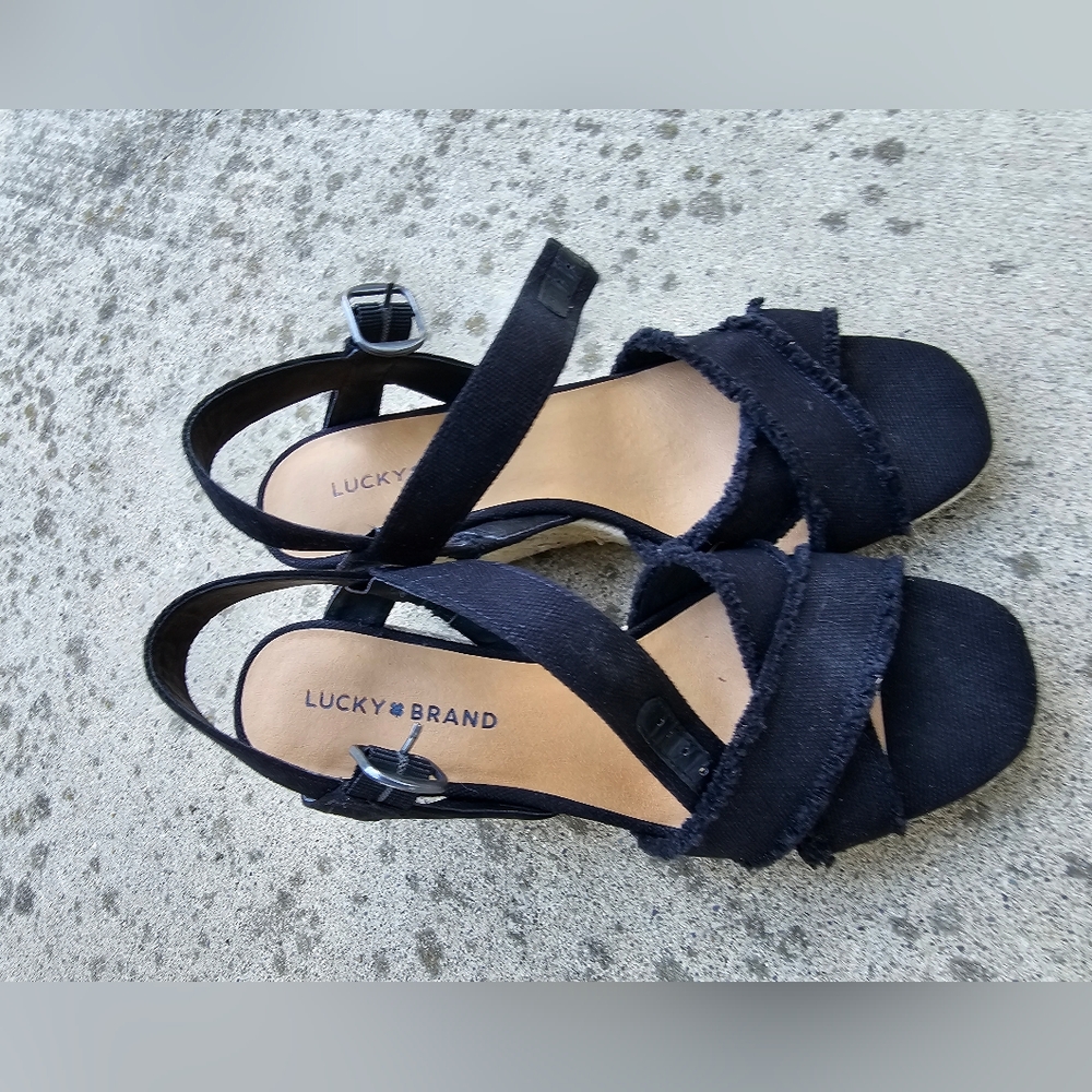 Lucky Black Wedges